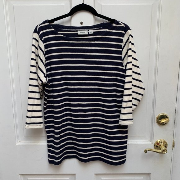 L.L. Bean Tops - NEW LL Bean French Sailor Boatneck